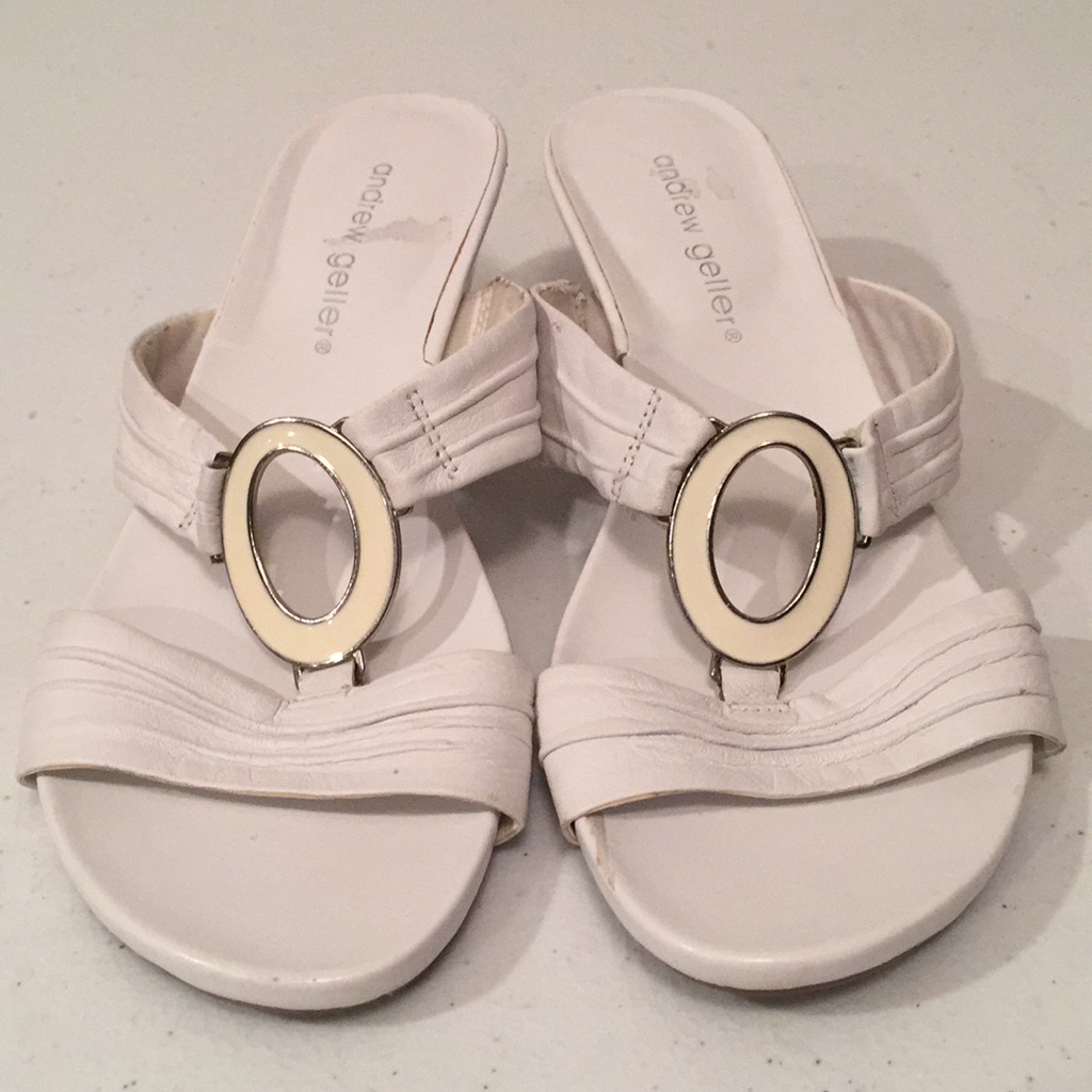 Andrew Geller Cyan Sandal